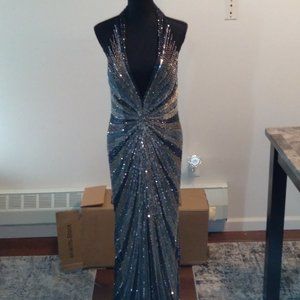 Tiffany Designs Black dress pageant gown brides maids